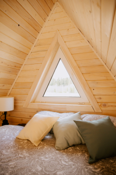 Дом (синий) с панорамным видом на лес — фото 5