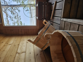 Номер с двуспальной кроватью и панорамным окном (вид на море) — фото 5