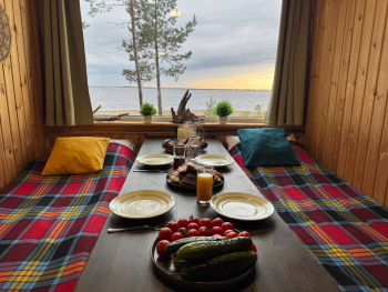 Номер с двумя раздельными кроватями и панорамным окном (вид на море) — фото 1