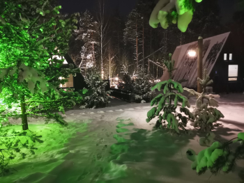 A-frame Романтичный + чан. Вид на лес — фото 6