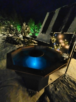 A-frame Романтичный + чан. Вид на лес — фото 12