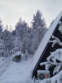 A-frame Романтичный + чан. Вид на лес — фото 3