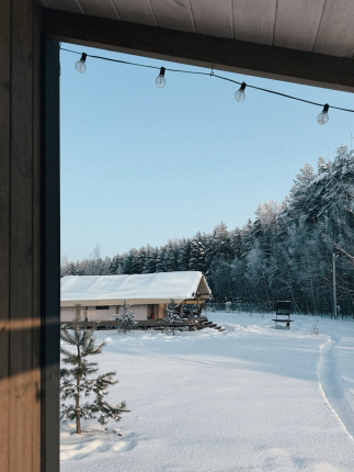 Домики и доски — фото