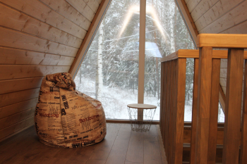 Дом A-Frame с сауной — фото 5