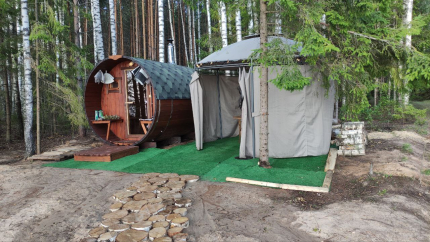 Глэмпинг - Эльфийская деревня Берег Грифона — фото