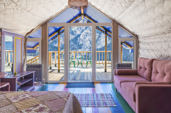 Хаус-тент "Суздаль" 2х-этажный номер с сауной — фото 5