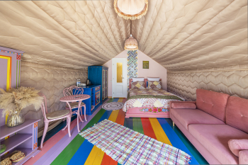 Хаус-тент "Суздаль" 2х-этажный номер с сауной — фото 4