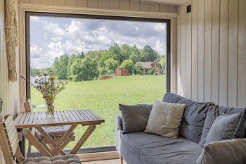 Семейный дом 2+2 с видом на реку и лежаками — фото 6