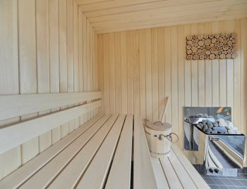 Домик с видом на озеро и сауной  — фото 3