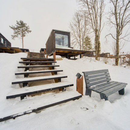 Домик у реки 4Стихии Карелия — фото