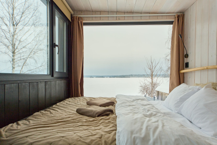 Домик у реки 4Стихии Карелия — фото