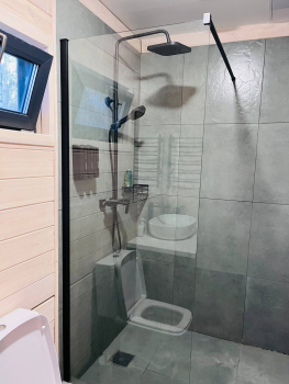 Дом у бассейна с 2 спальнями, беседкой, мангалом, баней и купелью – до 6 человек — фото 15