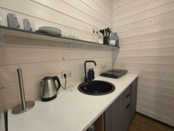 Приватный дом с 2 спальнями, беседкой, мангалом, баней и купелью – до 6 человек — фото 8