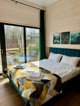 Дом у бассейна с 2 спальнями, беседкой, мангалом, баней и купелью – до 6 человек — фото 7