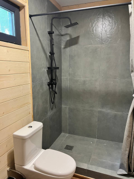 Дом с 1 спальней, беседкой, мангалом и купелью – до 4 человек — фото 6