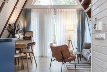 Синий а-фрейм — фото 5