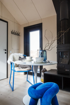 Персиковый дом с камином — фото 5