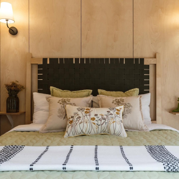 Зеленый дом с камином — фото 8