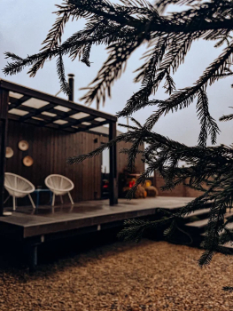 Персиковый дом с камином — фото 10