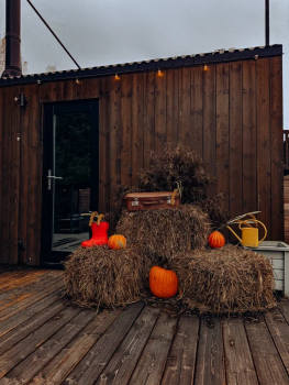 Персиковый дом с камином — фото 11