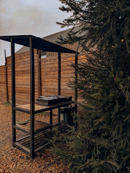 Персиковый дом с камином — фото 14