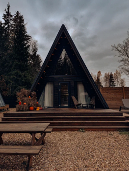 Розовый а-фрейм — фото 3