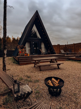 Розовый а-фрейм — фото 2