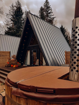 Розовый а-фрейм — фото 18