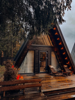 Синий а-фрейм — фото 18