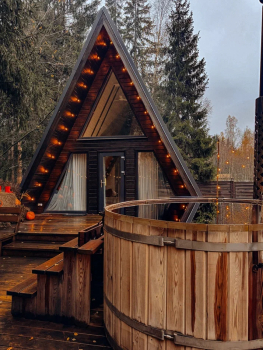 Синий а-фрейм — фото 2