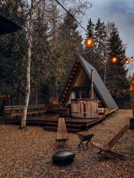 Синий а-фрейм — фото 1