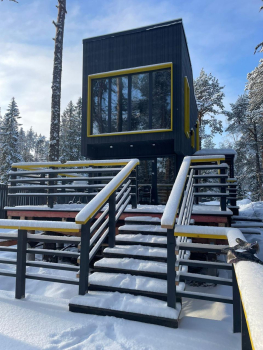 Коттедж желтый — фото 1