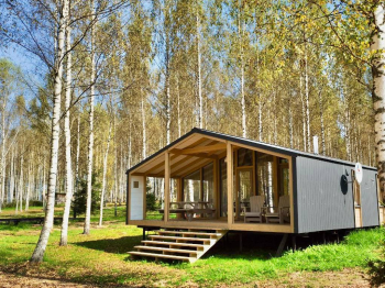 Коттедж "Дубль дом" 4-х комнатный с верандой — фото 1