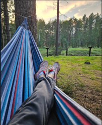 Гамаки и качели на общей территории — фото 5