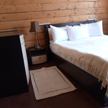 Двухместный зеленый -эконом с двухспальной кроватью и доп.местом — фото 1