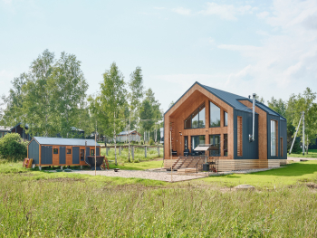 Коттедж двухэтажный 472 с чаном и камином — фото 2