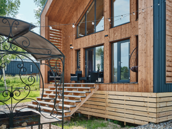 Коттедж двухэтажный 472 с чаном и камином — фото 3