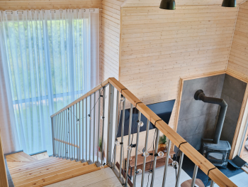 Коттедж двухэтажный 472 с чаном и камином — фото 11