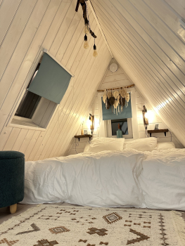 Дом A-frame | С баней и чаном на территории — фото 6