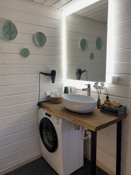 Дом A-frame | С баней и чаном на территории — фото 8