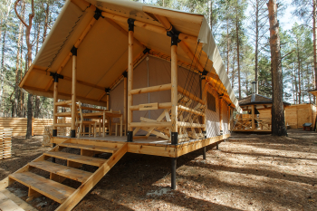 Тент-хаус для 5 гостей  с гриль-беседкой  — фото 1