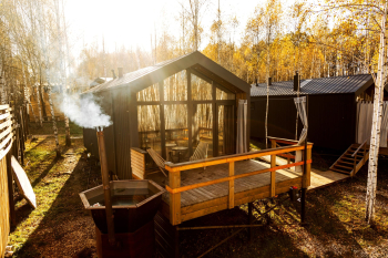 Коттедж с чаном и камином  — фото 1